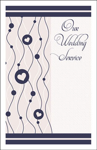 Wedding Program Cover Template 14A - Graphic 11